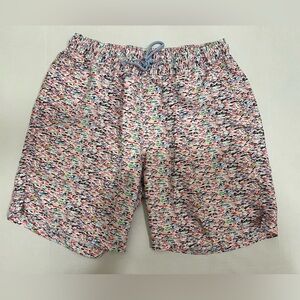 Tailorbyrd Medium Bright Party Beach Sporty Lined Drawstring Swim Trunk Shorts